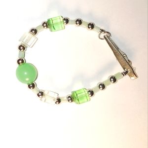 Alligator clip bracelet